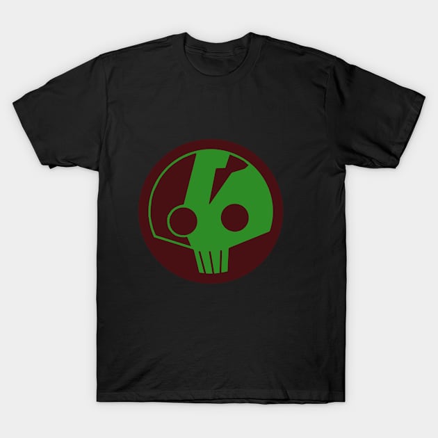Green Skull T-Shirt by JQT